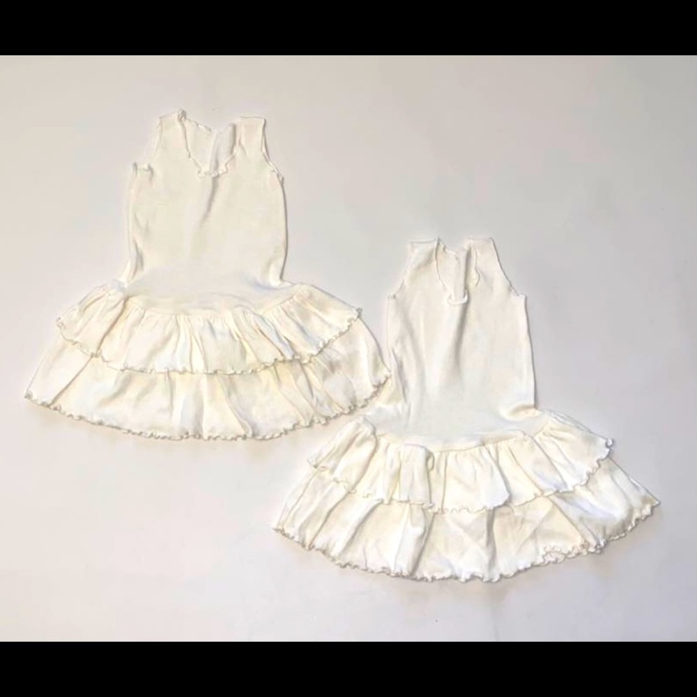 Toddler white dress